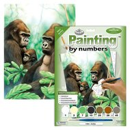 Royalbrush Schilderen op nummer | Gorillas - PJS41