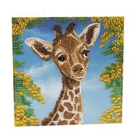 Crystal Card Kit | Diamond painting Baby Girafe | Martha Bowyer