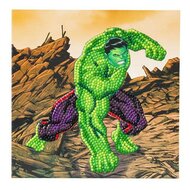 Crystal Card Kit | Diamond painting Marvel The Hulk