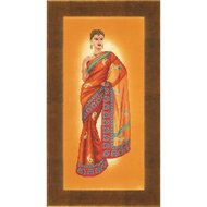 Lanarte Indian lady in orange sari