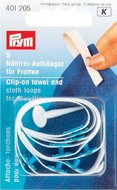 Prym Plastic clips voor handdoeken wit