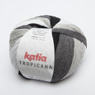 Katia Tropicana kleur 302 Licht grijs Grijs Donker grijs