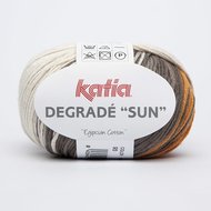 Katia Degrade Sun kleur 093 Ecru-Oranje-Grijs