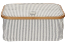 Prym Box Canvas & Bamboo opvouwbaar wit grijs 