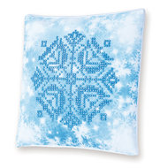Diamond Dotz Snowflake Pillow
