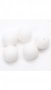 Durable siliconen kraal 5 stuks 12mm kleur 009 wit