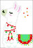 Diamond Dotz kaart Merry Christmas Llama_