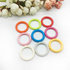 Plastic ringetjes 10 stuks 40mm kleur 01 Fuchsia_