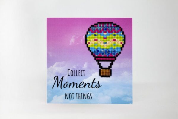 Diamond Paint Card Collect Moments, Not Things WC0251