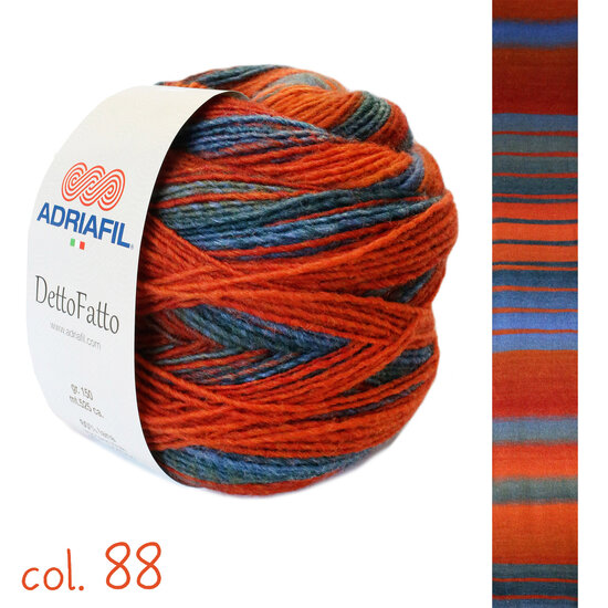 Kleur 88 rust blue orange fantasy