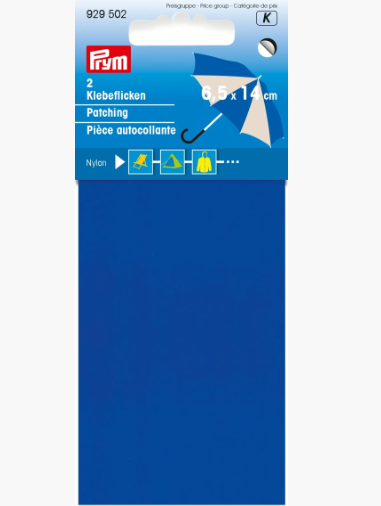 Blauw gekleurd