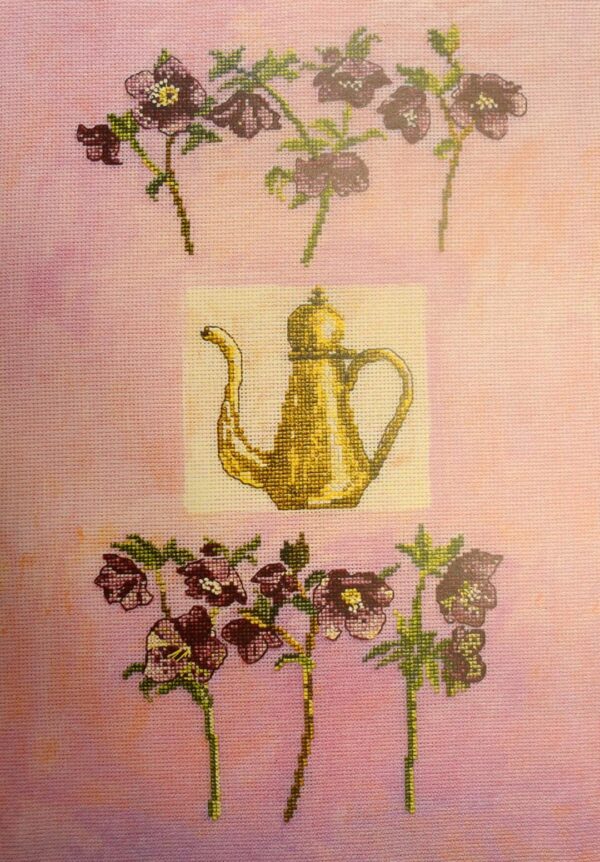 DMC Borduurpakket Creation - Hellebores and Tea Pot