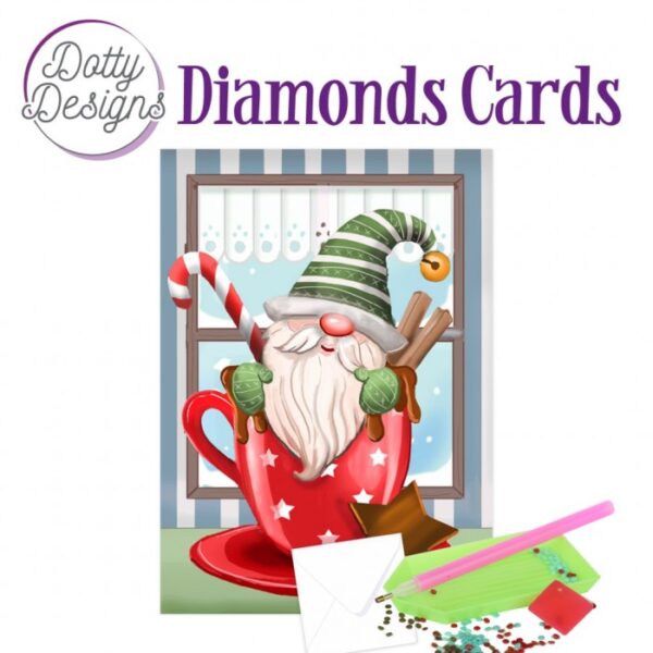 Diamond Painting Dotty Design Diamonds Cards | Christmas Gnome 2