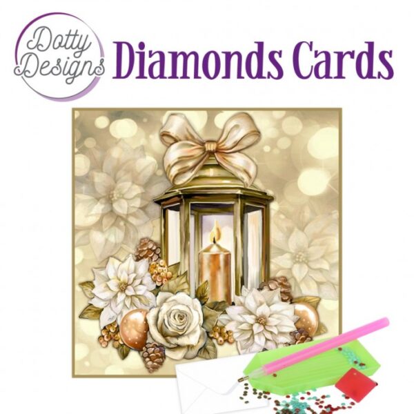 Diamond Painting Dotty Design Diamonds Cards | Christmas Lantern