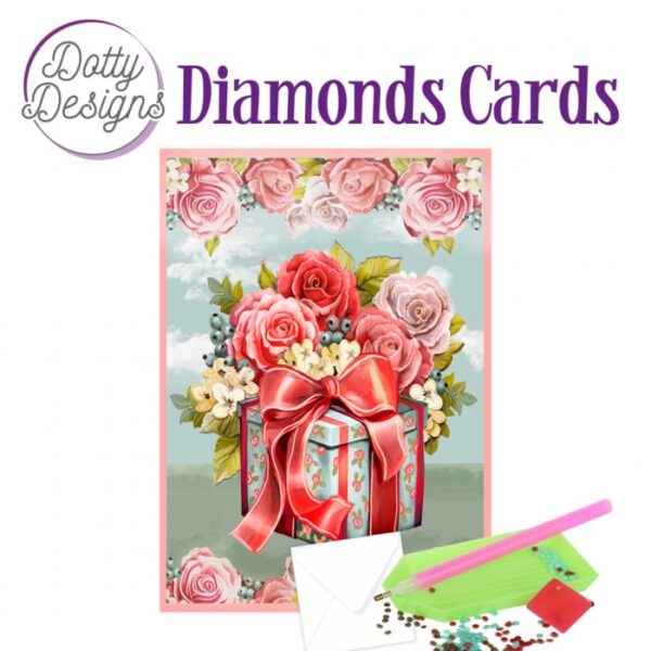 Diamond Painting Dotty Design Diamonds Cards | Roses and Gift