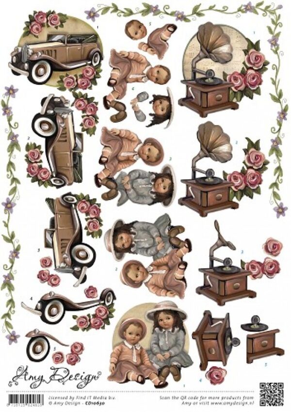 Knipvel - Amy Design -Vintage- CD10630