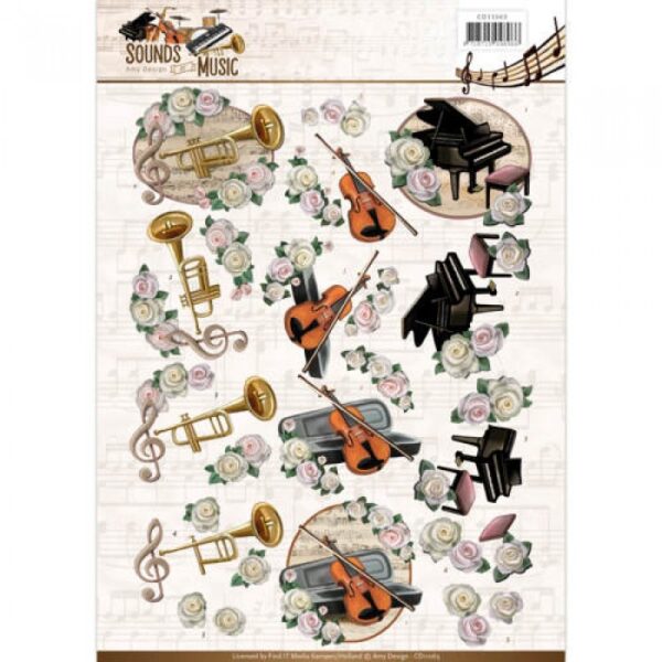 Knipvel - Amy Design -Classic - Sounds of Music- CD11063