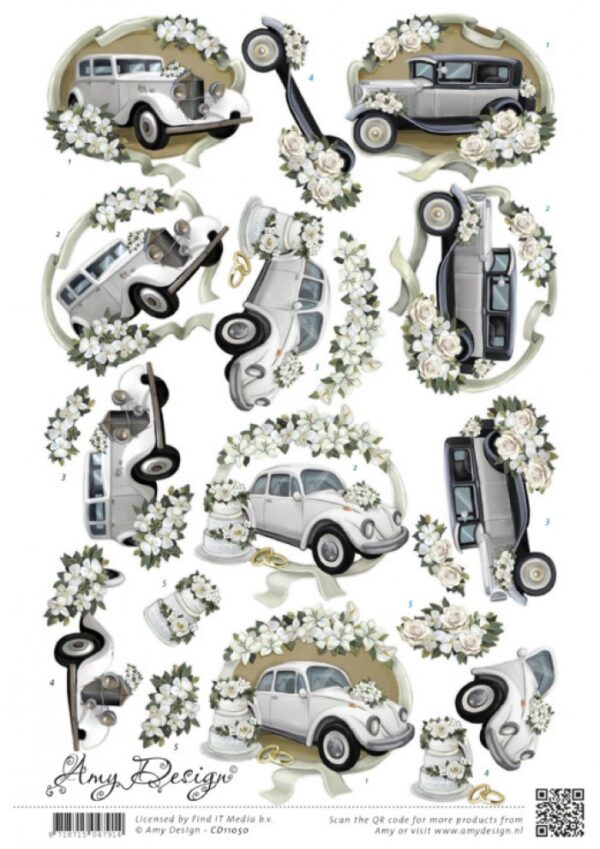 Knipvel - Amy Design -Wedding Cars - CD11050