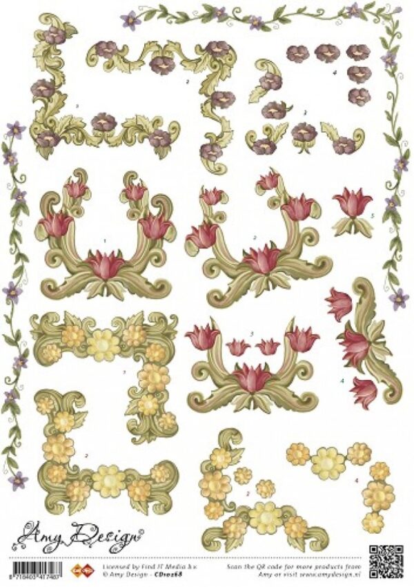 Knipvel - Amy Design -Regular Art Nouveau - CD10268