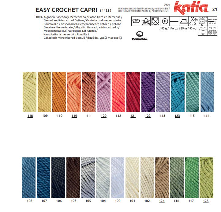 Katia Easy Crochet Capri - Afbeelding 2