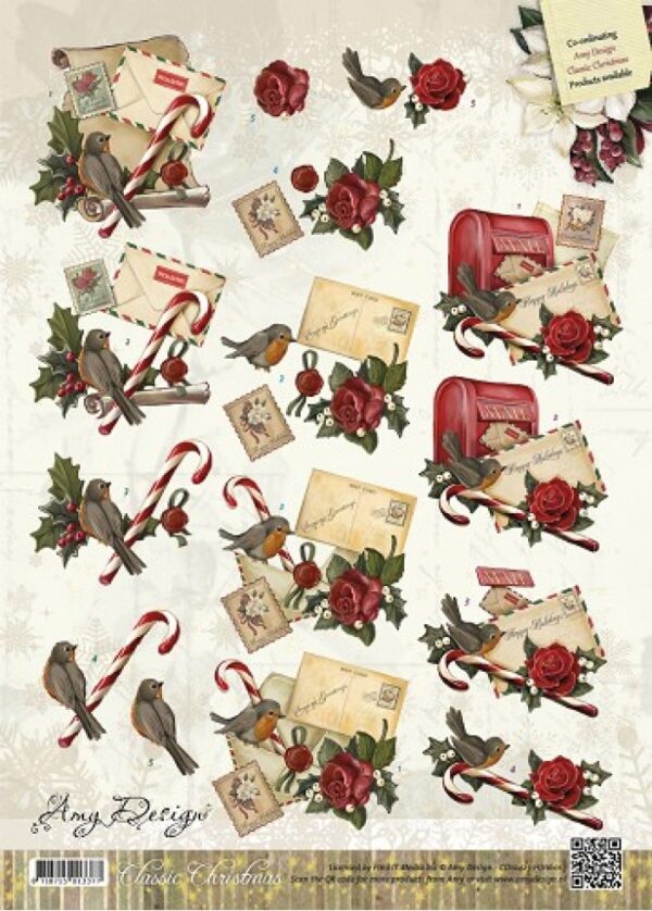 knipvel-Amy-Design-Christmas Letters - Classic Christmas-CD10425