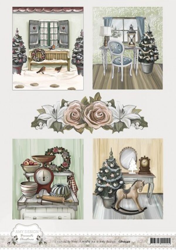 knipvel-Amy-Design- Brocante Christmas - Pictures-CD10540