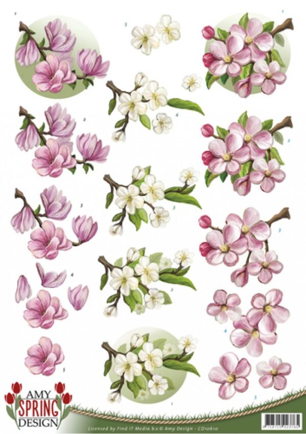 knipvel-Amy-design-Flowers - Spring- CD10610