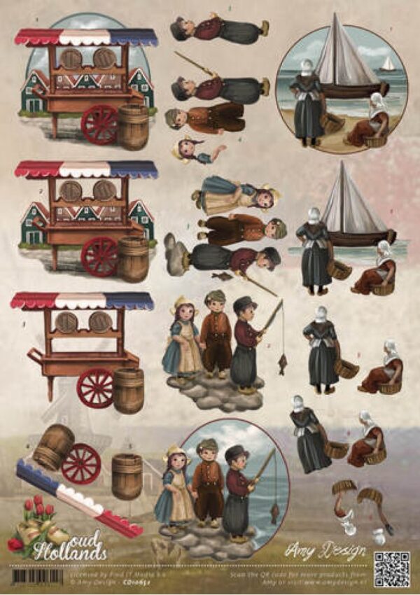 knipvel-Amy-Design -Typisch Nederlands - Oud-Hollands- CD10652