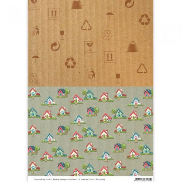 knipvel-3D-Yvonne Creations - Backgroundsheets - Moving Madness - BGS10027