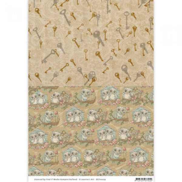 knipvel-3D-Yvonne Creations - Backgroundsheets - Moving Madness - BGS10029