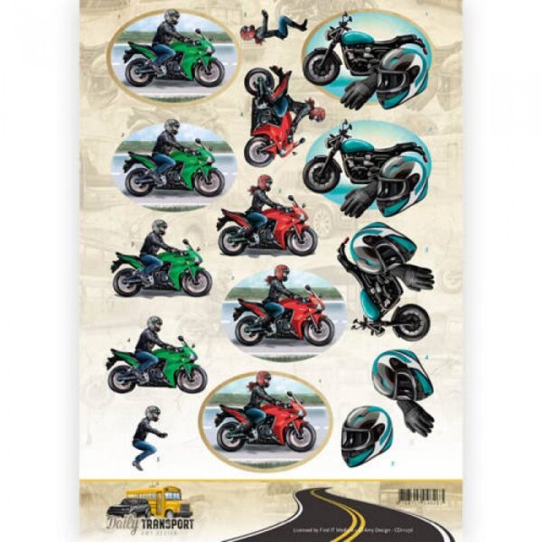 knipvel-Amy Design -Motorcycling - Daily Transport- CD11036