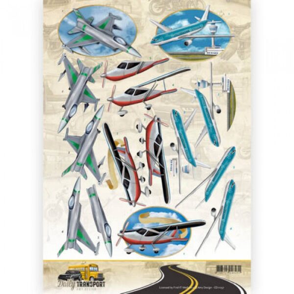 knipvel-Amy Design -Flying High - Daily Transport- CD11037