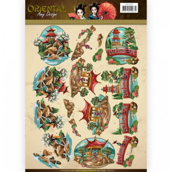 knipvel-Amy Design - Landscapes - Oriental - CD11073