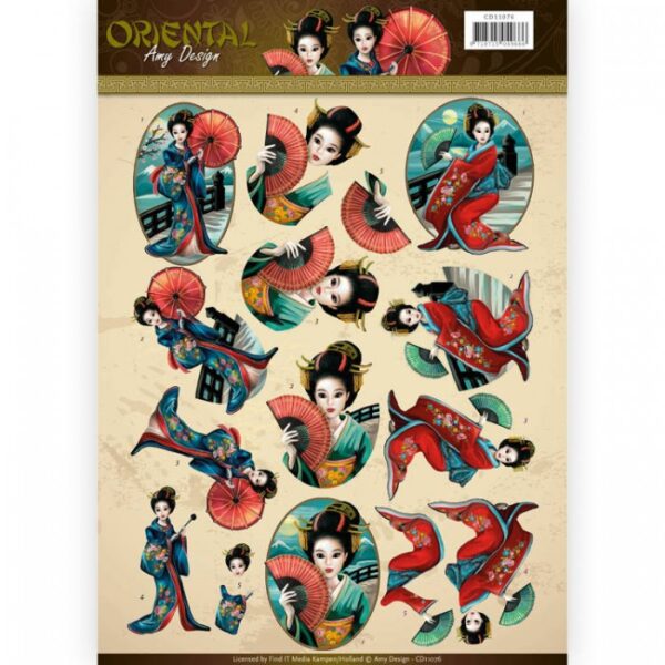 knipvel-Amy Design - Geishas - CD11076