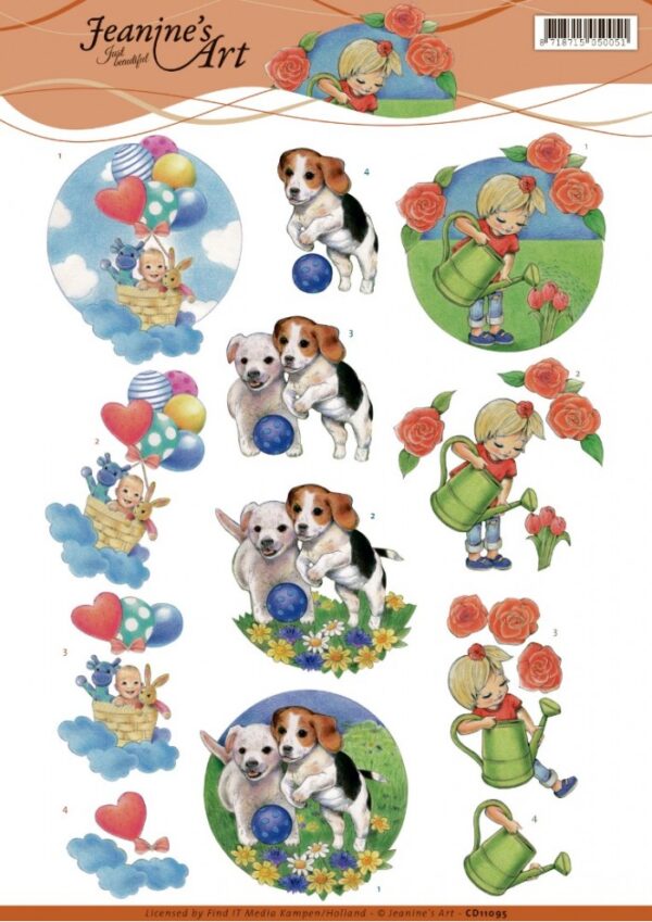 knipvel-3D-Jeanine's Art - Kids - CD11095