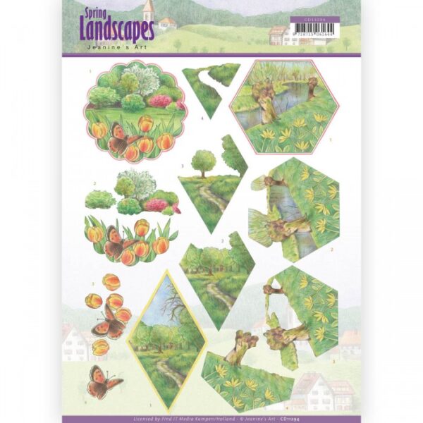 knipvel-3D-Jeanine's Art - Meadows - Spring Landscapes - CD11294