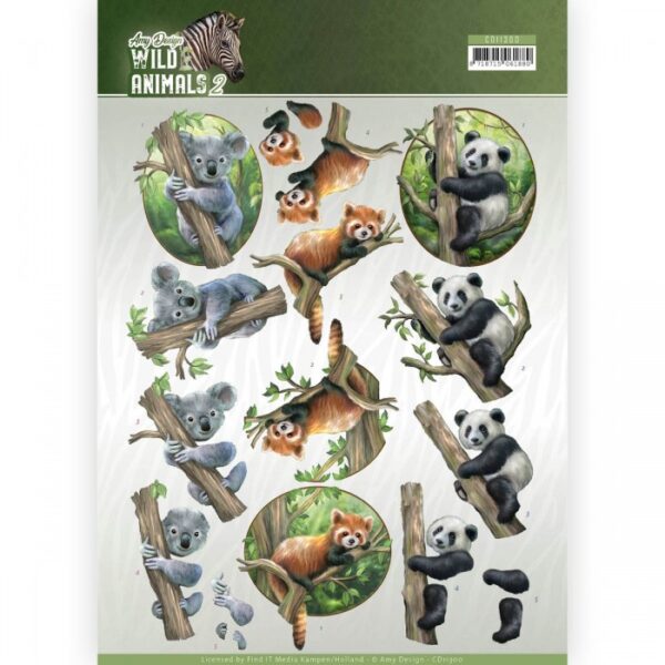 knipvel-Amy Design -Wild Animals - Bears- CD11300