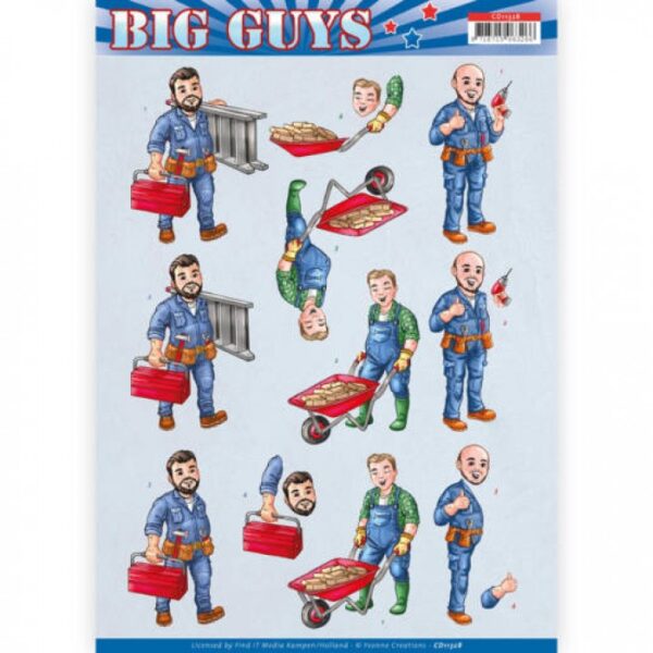 knipvel-3D-Yvonne Creations - Repairs - Big Guys - CD11328
