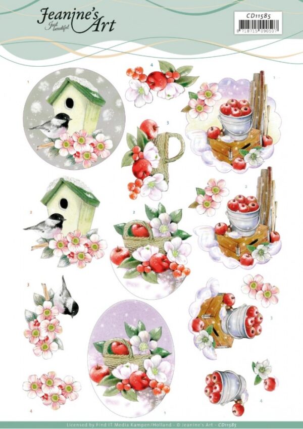 knipvel-3D-Jeanine’s Art - Winter Scenes - CD11585