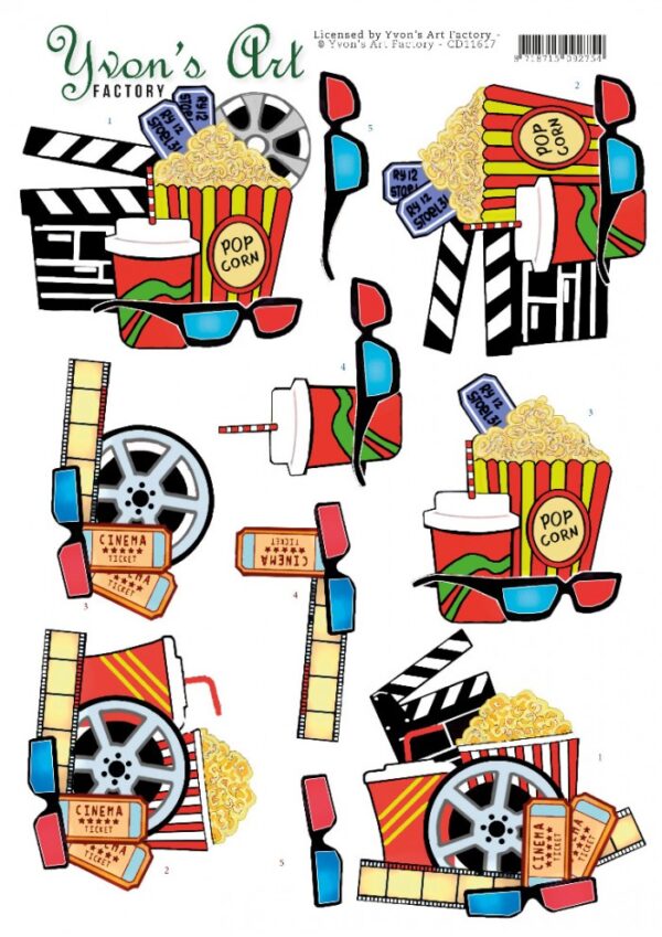 knipvel-3D-Yvon's Art Factory - Cinema - CD11617