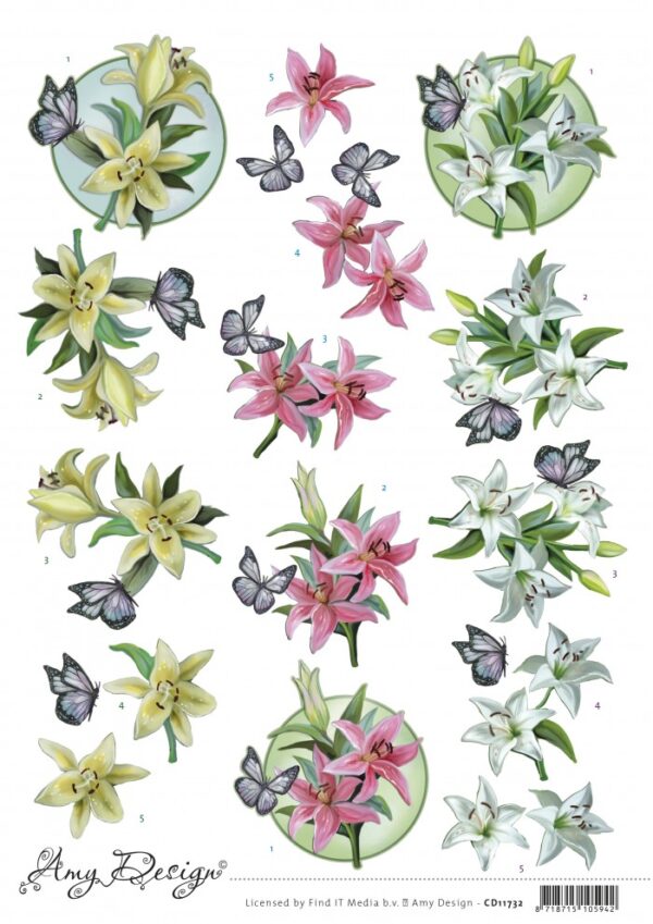 knipvel-Amy Design -  Lily - CD11732