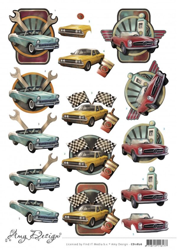 knipvel-Amy Design - Cars- CD11826