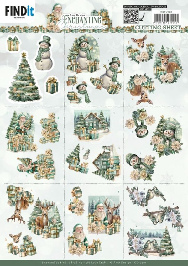 knipvel-3D-Amy Design - Enchanting Christmas - Mini - CD12201