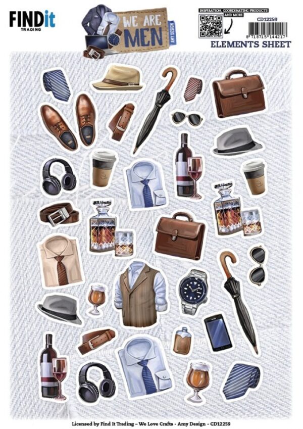 knipvel-Amy-Design - We Are Men - Small Elements- CD12259
