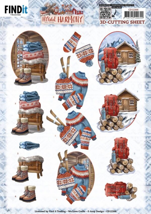 knipvel-Amy-Design - Hygge Harmony - Mountain Hut - CD12266