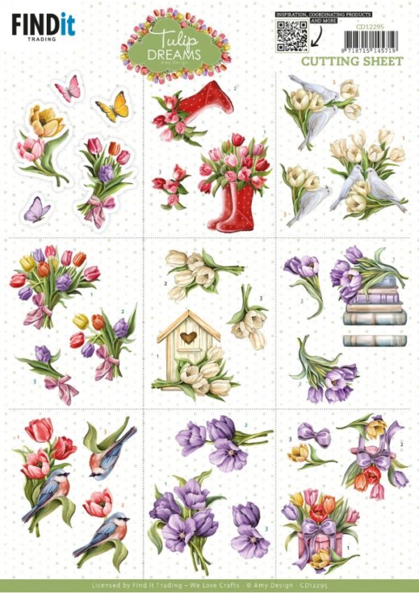 knipvel-Amy Design -Tulip Dreams - Mini- CD12295