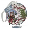 knipvel-3D-Yvonne Creations - Christmas Miracle - Owl - CD11834 - Afbeelding 2
