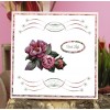 knipvel-3D-Amy Design -Roses Are Red - Peonies- CD11923 - Afbeelding 2