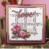 knipvel-3D-Amy Design -Roses Are Red - Peonies- CD11923 - Afbeelding 3