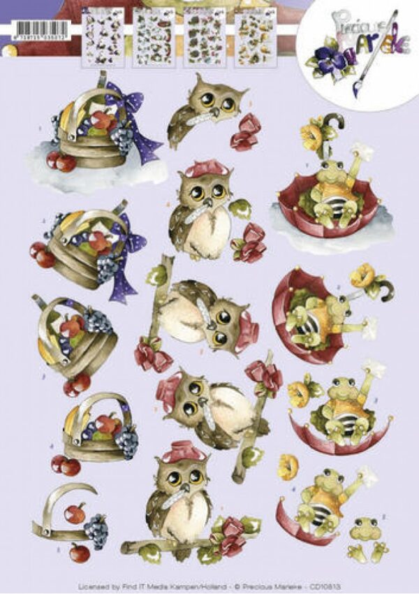 knipvel-3D- Precious Marieke -Beterschap-CD10813